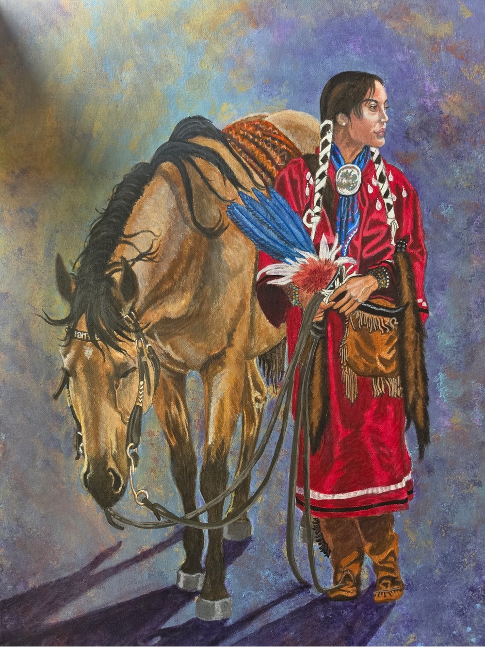 Dawn Stroll - Original acrylic on canvas